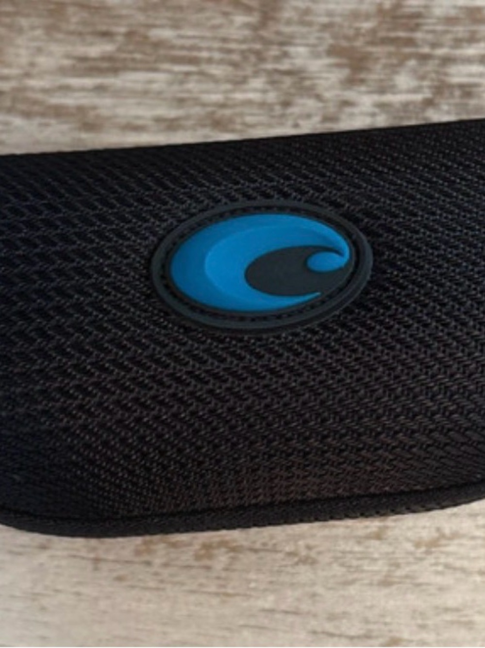 Costa Black Sunglasses Case with Blue Logo